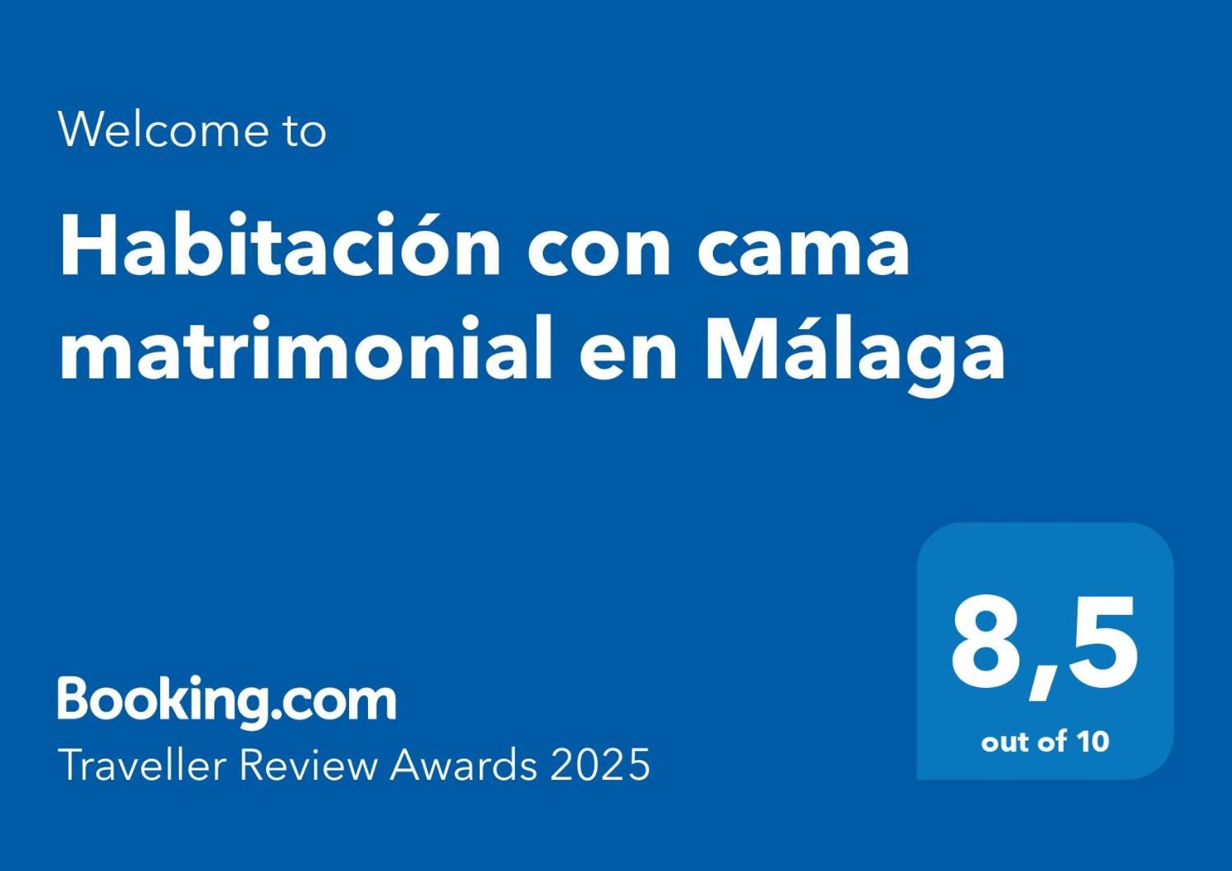 Habitacion Con Cama Matrimonial En Малага Экстерьер фото